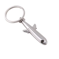 Silver metal airplane keychain fighter jet model pendant with polished finish - GX-042 Boeing 747 Airliner