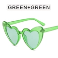Clear Green Frame Green Lens / Metal Hinge
