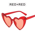 Person / Transparent Red Frame Red Lens