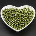 Olive Green / No Hole 10mm Diameter 50 Pcs/Pack