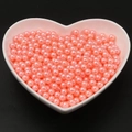 Orange Pink / No Hole 10mm Diameter 50 Pcs/Pack