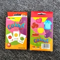 Educational color flash cards for kids with 36 cards in English-labeled packaging - Colour
