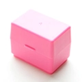 Timbro per la privacy rosa portatile con custodia in plastica per sicurezza - Rosa