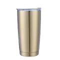 20oz double-wall vacuum insulated stainless steel tumbler in golden brushed finish - Gold