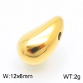 Gold Waterdrop Pendant (KLJ8714-Z)