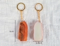 Porte-clés créatifs en PVC de 6cm imitation steak et côtelette d'agneau ultra réalistes - Viande de Jambon - Porte-clés Doré