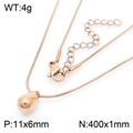 Rose Gold Necklace (KN281705-KFC)