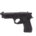Classic black cowboy revolver cosplay toy pistol with non-slip handle for costume - Handgun