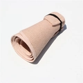 Foldable pink straw sun visor showing portable roll-up design and woven texture - Adult (55-60cm) / Water Pink
