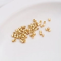 14K gold filled crimp tube beads for DIY jewelry making with smooth metallic finish - 14K Color Retention Crimp Tube / 1.3mm/100Pcs