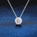0.5 Carat / White Gold Color Moissanite