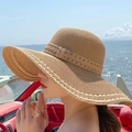 Cappello Di Paglia A Tesa Larga - Cachi / Taglia unica