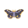 Dark Purple Glitter Celestial Butterfly