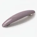 Elegant lavender purple glossy spring hair clip with a smooth minimalist resin finish - Glossy Purple