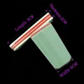 Detailed size specifications of the nail polishing block measuring 9x4x2cm - Thickened Red Heart Polishing Block