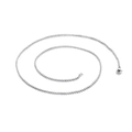 Silver stainless steel Rolo chain necklace for men and women with lobster clasp - Steel Color (500*2mm)