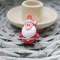 Christmas Santa Claus PVC soft rubber pendant charm for DIY holiday accessories - Small Christmas Soft Glue Accessory Bearded Santa