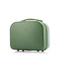 Avocado green 14-inch hardshell vanity case with matte finish and top handle - 14" / Fruit Green