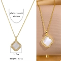Weißer Opal Kleeblatt