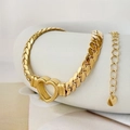 E390-gold Bracelet -15 5cm