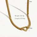 |summer Capsule Pink Heart Necklace