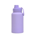 Portable 650ml stainless steel vacuum sport flask with carrying loop in lavender purple - Taro Purple - Sport