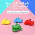 Set of four colorful crocodile inertial power pull-back toy cars for toddlers - Crocodile Pull Back Car