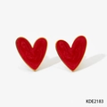 Boucles D'oreilles Rouges Kde2183