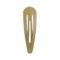 Olive green matte water drop BB hair clip for children's daily styling accessories - Olive Green