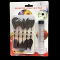 3D Jelly Art Tool kit E with 10 stainless steel nozzles and a 20ml syringe set - Style E