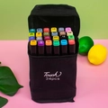 24 Colors Black-handled Cloth Bag [30% More Ink]