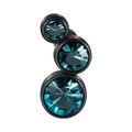 Noir | #10 / 12 X 6 X 3 Mm - Oreille Droite