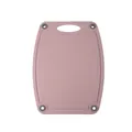 Medium size pink wheat straw cutting board with non-slip pads and hanging hole - Pink Medium