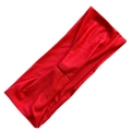 Red high-elasticity milk silk yoga headband with soft breathable texture for sport - Red