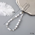Perla Irregular Cristal Cuentas Doradas (K3174)