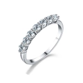 White Gold|0.1ct * 7pcs / US Size 7
