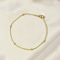Beaded Snake Chain Gold