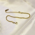 3mm Gold Bracelet (17.5cm + 5cm)