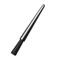 Detailed view of ring mandrel tool showing US sizes 1-36 and professional scale markers - Measuring Mandrel / Black