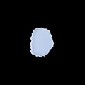 Translucent silicone mold for DIY resin coasters with irregular wavy edge design - 514B