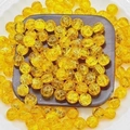 H264# Bursting Floral Brushed 10mm Golden Yellow