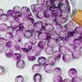 H232# Bursting Floral Brushed 10mm Purple Elf