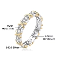 1.6ct Moissanite / Taglia US 5