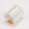 Transparent 0.8mm crystal elastic string 100M roll for DIY jewelry making and beading - 0.8mm - 55m