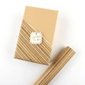 Eco-friendly kraft wrapping paper with black wave pattern and Special For You tag - Line