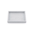 Edles Schmucktablett aus eisgrauem Samt für Ringe und Halsketten im minimalistischen Stil - Mini Display Tablett / Eisgrau