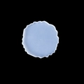 Macro detail of round irregular silicone coaster mold with concentric circle texture - 515H