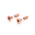 Creatieve roségouden roestvrijstalen oorknopjes in de vorm van een schroef design - Roségouden Schroefstijl (KE94336)