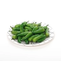 Miniature green artificial chili peppers for home decor and photography props - Mini Green Chili