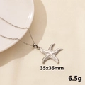Stainless Steel / Silver Starfish